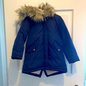 Crewcuts Girls fishtail parka with PrimaLoft